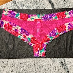 Y2K Victoria’s Secret PINK Neon Floral Lace XLR Cheekster Panties VS Medium M